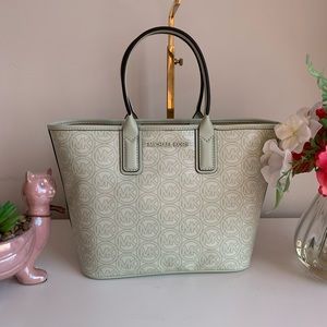 Michael Kors Jodie Signature Small Tote Atom Green